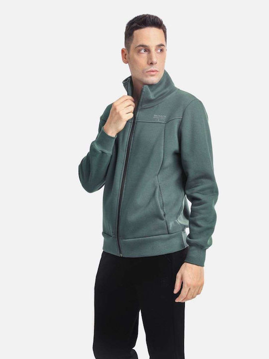 Paco & Co Men's Sweatshirt Jacket Green