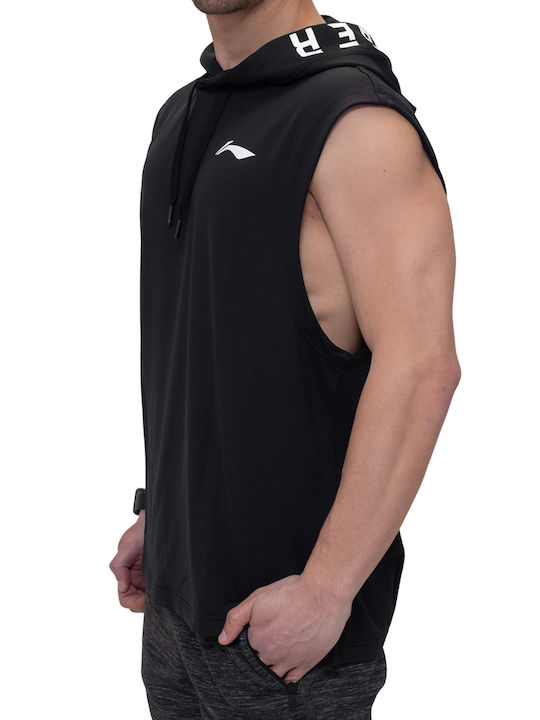 Li-Ning Men's Athletic Sleeveless Blouse Black