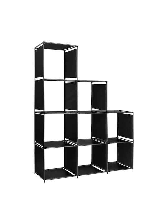 Bibliothek Schwarz 130x45x170cm