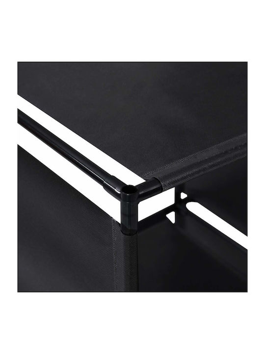 Bibliothek Schwarz 130x45x170cm