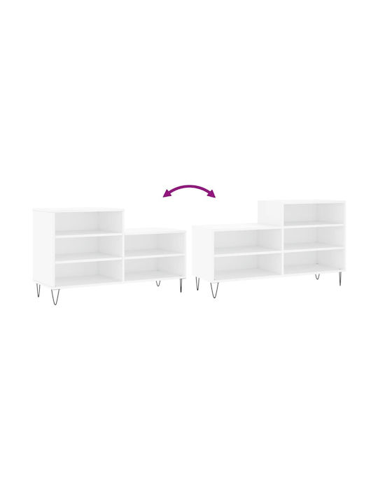 Holz Schuhschrank 102x36x60cm