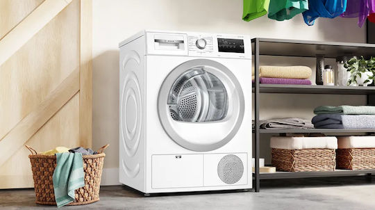 Bosch Serie 4 Στεγνωτήριο 8kg με Αντλία Θερμότητας