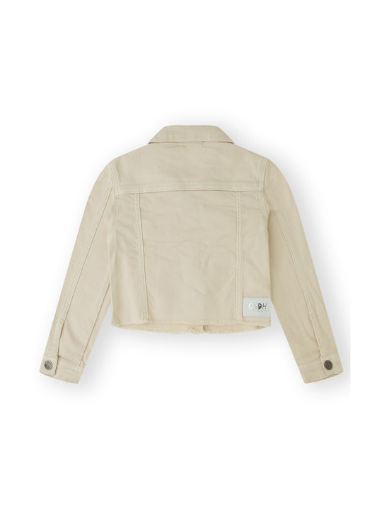 Canada House Kids Denim Jacket Beige