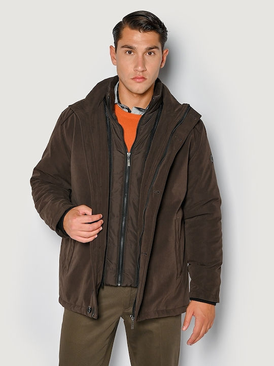 Winter Jacke Brown