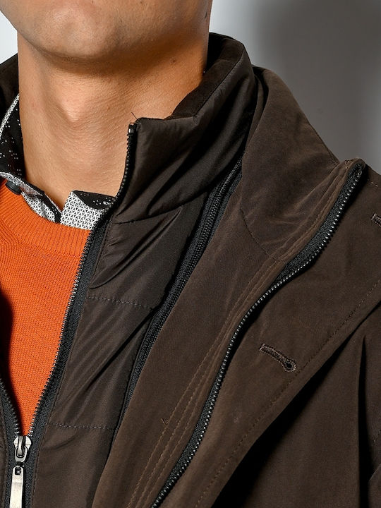 Winter Jacke Brown