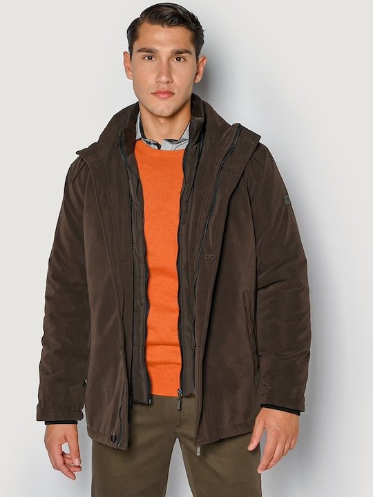 Winter Jacke Brown