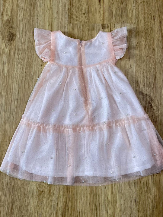 Serafino Kids Dress Tulle Pink