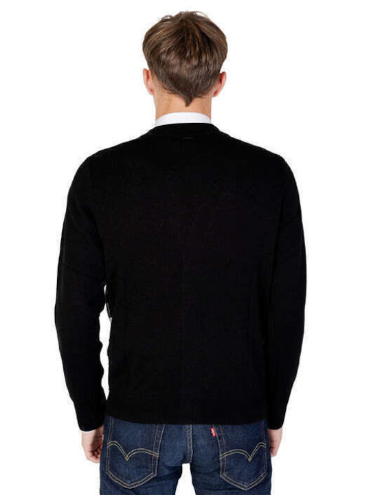 Antony Morato Men's Cardigan with Buttons Black