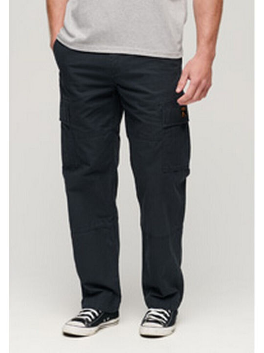 Superdry Men's Trousers Cargo in Baggy Line BLUE