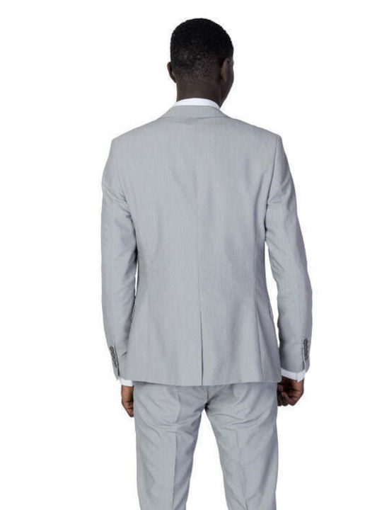 Antony Morato Men's Summer Suit Jacket Gray