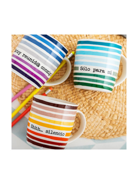 Quid Tasse Keramik Bunt 330ml 12Stück