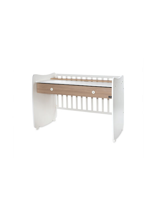 Lorelli Κούνια Dream White/Amber με Συρτάρι