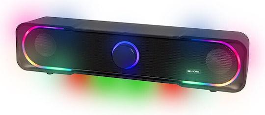 Blow MS-32 2.0 Speakers with RGB 6W Black