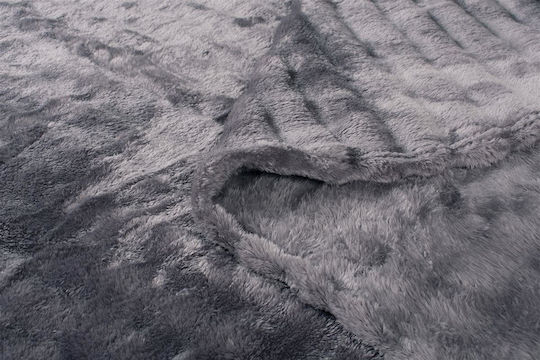 Dimcol Blanket Fleece Grey 160x220cm