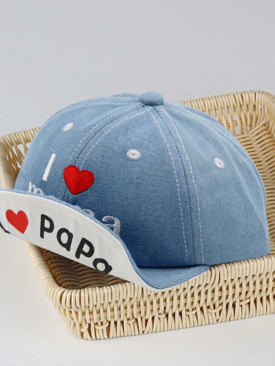TakTakBaby Kinderhut Jockey Hellblau