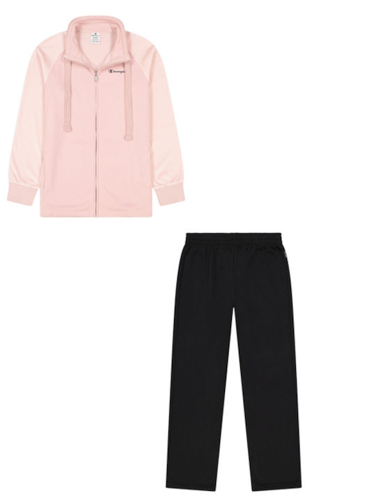 Champion Damen-Sweatpants-Set Pink Vlies