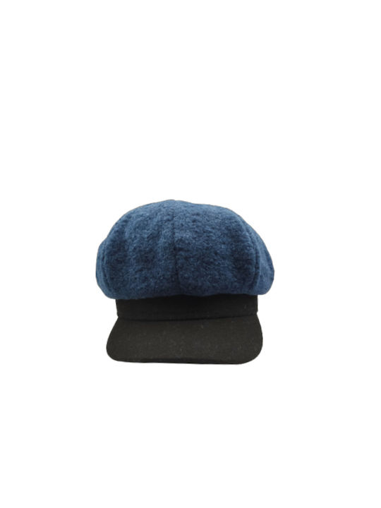 Verde Fabric Women's Beret Hat Blue