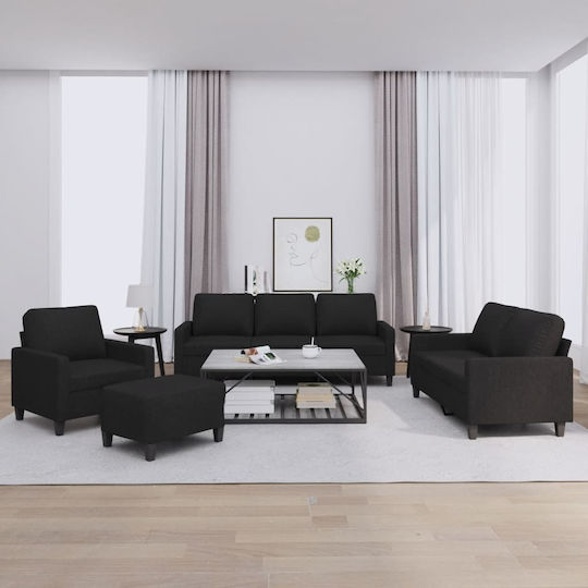 Σετ Σαλονιού 3-Sitzer & 2-Sitzer & Sessel & Hocker