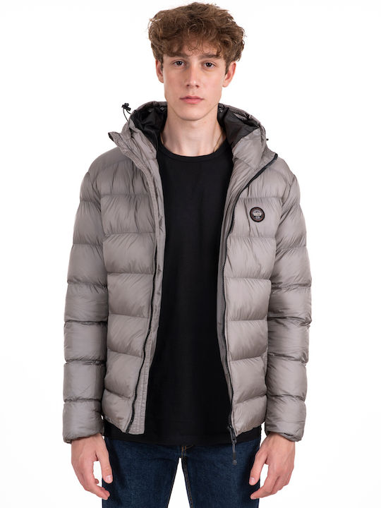 Vcode Herren Winter Jacke Puffer Γκρι