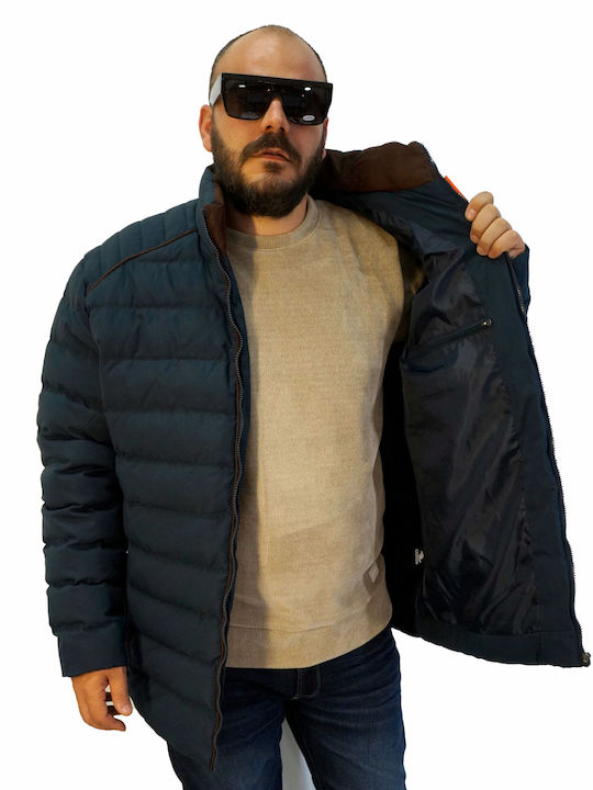 Winter Jacket Puffer Navy
