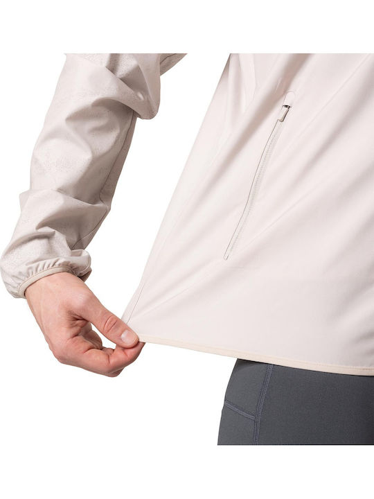 Essentials Activewear Waterproof and Windproof Ecru Men’s Jacket