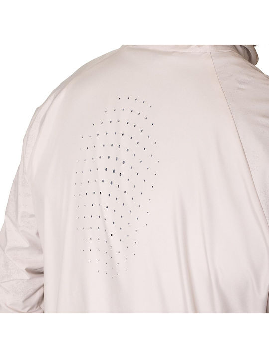 Essentials Activewear Waterproof and Windproof Ecru Men’s Jacket