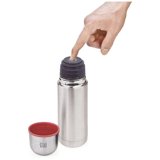 Iris Barcelona Termo Μπουκάλι Θερμός Ανοξείδωτο 350ml Ασημί