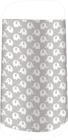 AngelCare Decorative Cover for Diaper Bin Gray