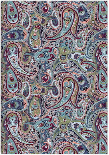 Liberty Paisley Σημειωματάριο A5 Ριγέ Πολύχρωμο