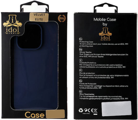 Idol 1991 Silicone Back Cover Waterproof Blue for iPhone 15 Plus