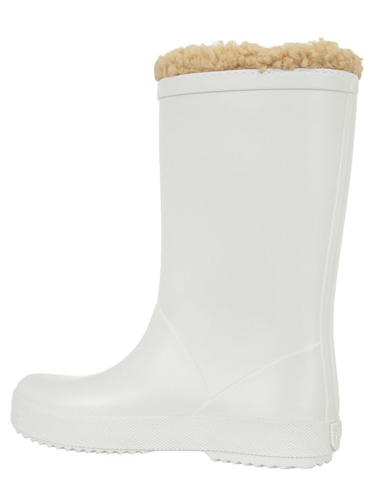 Παιδικές Γαλότσες cu captuseala interna White