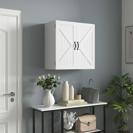Kleankin Ντουλάπι Μπάνιου 60x30x60cm Λευκό