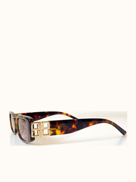 Looks Style Eyewear Sonnenbrillen mit Horn umrandetem Rahmen Looks Style Eyewear Sonnenbrillen mit Horn umrandetem Rahmen