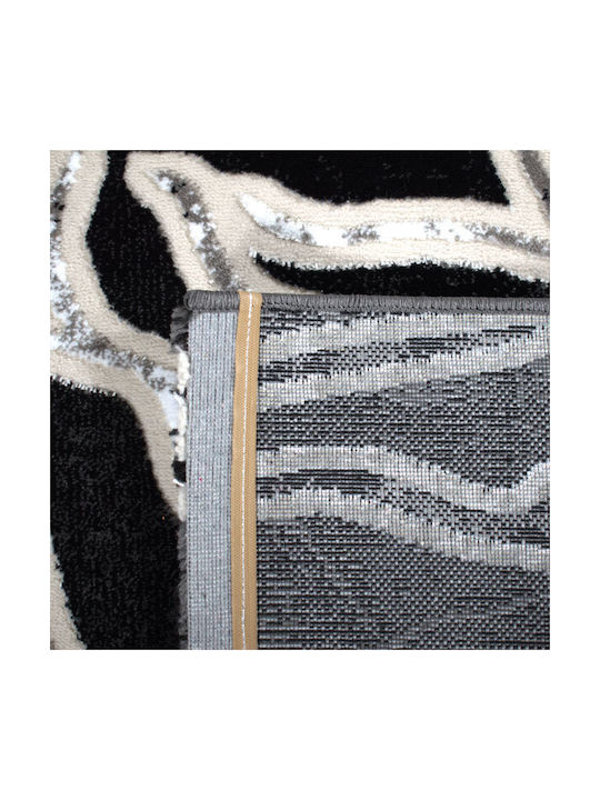 To megalo pazari Rug Rectangular Grey-Black