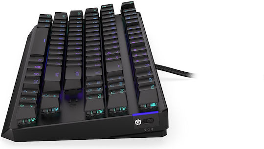 Endorfy Thock Ασύρματο Gaming Μηχανικό Πληκτρολόγιο Tenkeyless με Kailh Box Black διακόπτες και RGB φωτισμό (Αγγλικό US)