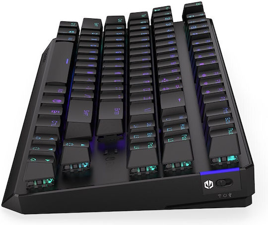 Endorfy Thock Ασύρματο Gaming Μηχανικό Πληκτρολόγιο Tenkeyless με Kailh Box Black διακόπτες και RGB φωτισμό (Αγγλικό US)