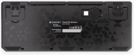 Endorfy Thock Ασύρματο Gaming Μηχανικό Πληκτρολόγιο Tenkeyless με Kailh Box Black διακόπτες και RGB φωτισμό (Αγγλικό US)