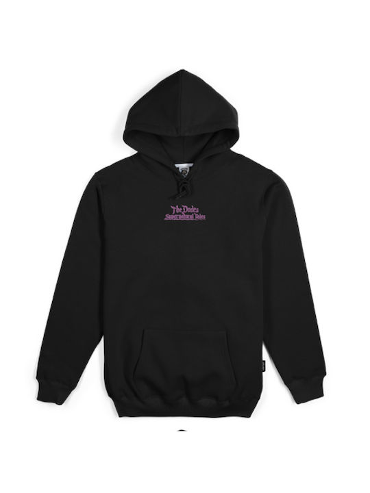 The Dudes Men's Sweatshirt with Hood and Pockets Black