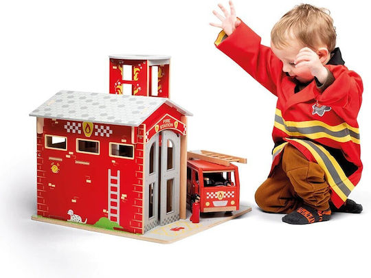 Kidslife Feuerwehrmann-Kostüm mit Zubehör