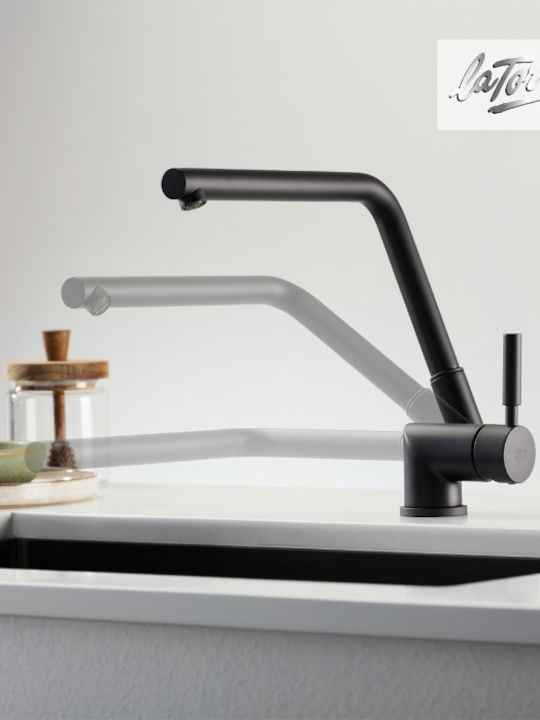 La Torre Tech Kitchen Faucet Counter Bronze