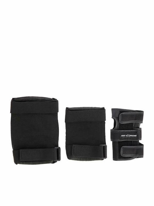 Nils Protective Gear Set for Rollers Black