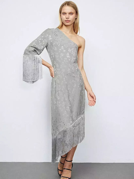 Desiree Midi Rochie de Seară Grey.