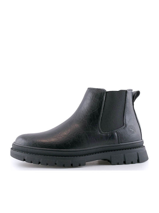 Leather Black Chelsea Boots