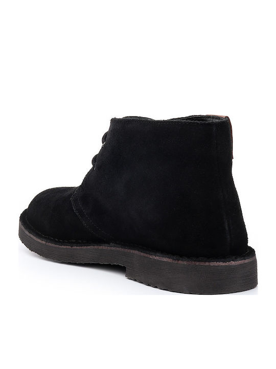 Leder Schwarz Herrenstiefel