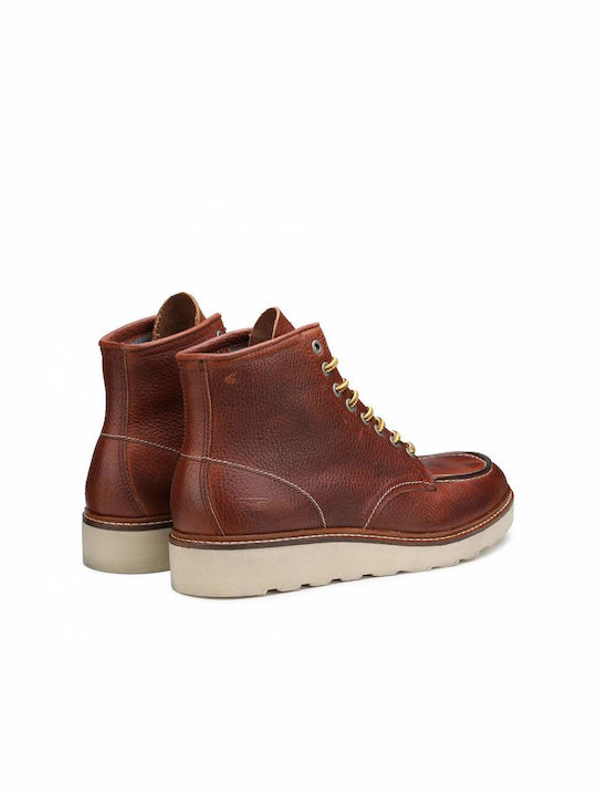 Oakland 1726 Men's Leather Boots Brown