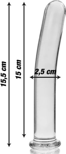 Ibiza Glasdildo Transparent 15.5cm