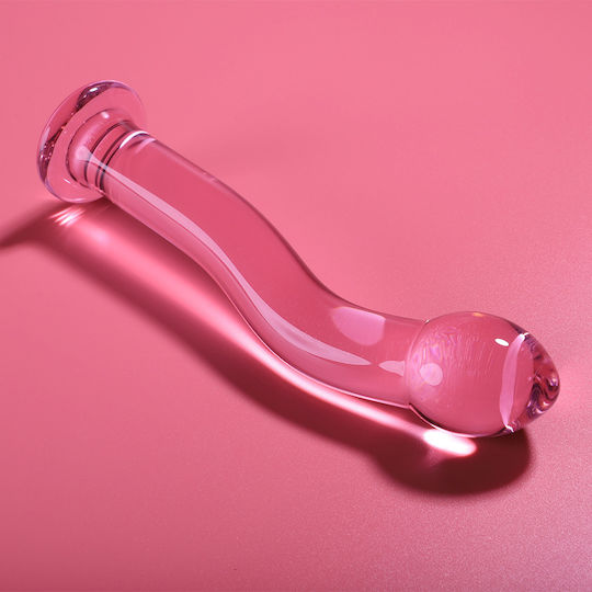 Ibiza Γυάλινο Dildo Ροζ 18.5cm