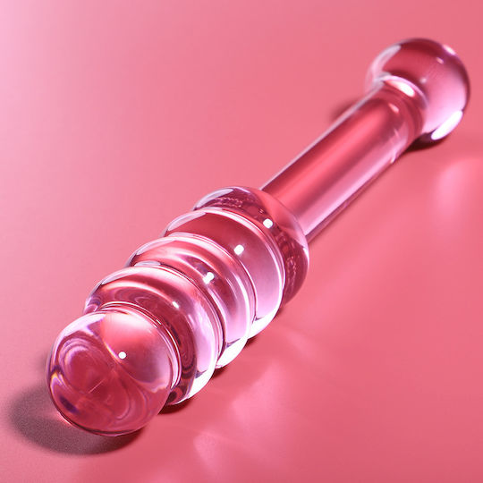 Ibiza Γυάλινο Dildo Ροζ 20.5cm