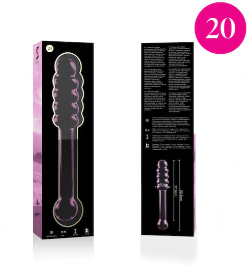 Ibiza Γυάλινο Dildo Ροζ 20.5cm