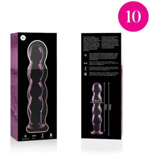 Ibiza Glasdildo Rosa 16cm